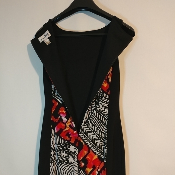 Vintage Joseph Ribkoff Geometric Sleeveless Dress - Picture 6 of 7
